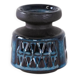 Ceramic candle holder, Danish design, 1960s, manufacturer: Søholm Keramik