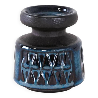 Ceramic candle holder, Danish design, 1960s, manufacturer: Søholm Keramik