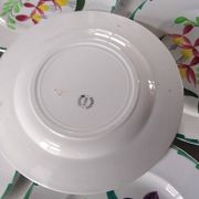 Dessert plates Terre de fer St Amand and Hamage Nord - Hand painted