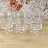 Set of 11 vintage Luminarc wine glasses, Sweden model, transparent, 10cl