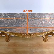 Important Wall Console in Gilded Wood, Louis XV style – Early 20th century