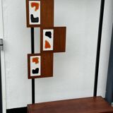 MCM Vintage Teak Coat Rack with Storage Unit