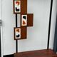 MCM Vintage Teak Coat Rack with Storage Unit