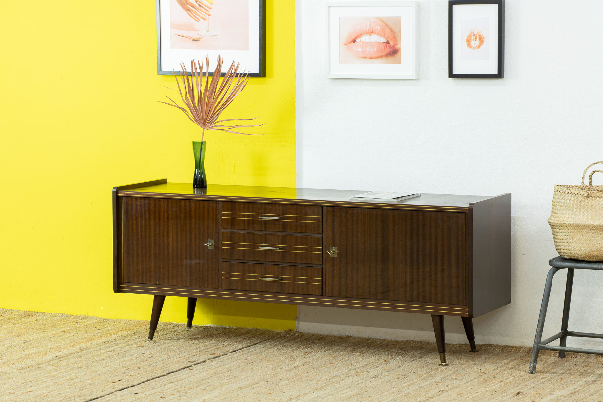 Enfilade scandinave vintage – 165 cm