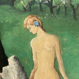 Oil on sign "The Three Graces"