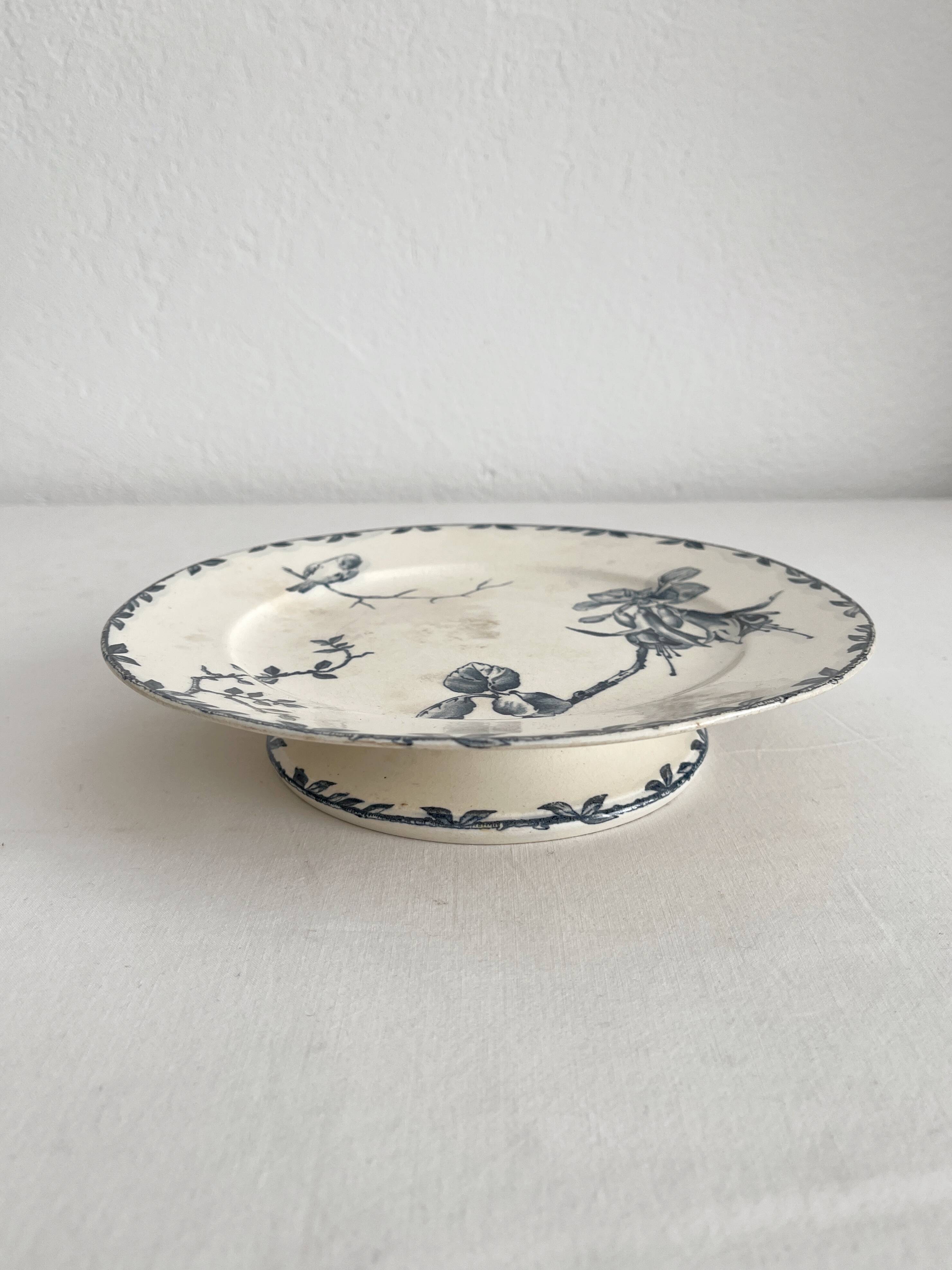 Low ironstone fruit bowl "Oxford" Choisy le Roi