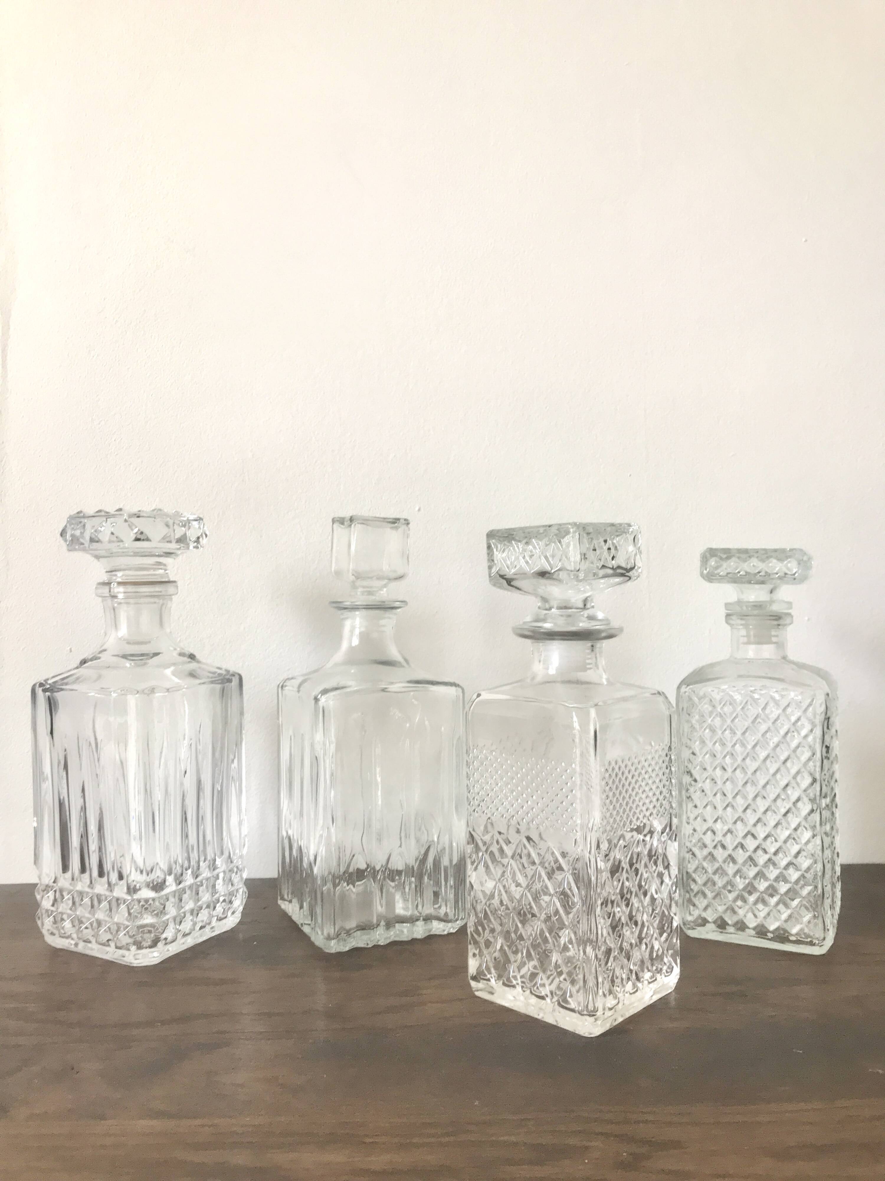 Crystal whiskey decanter