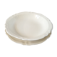 Digoin Sarreguemines 2-course ivory-style set