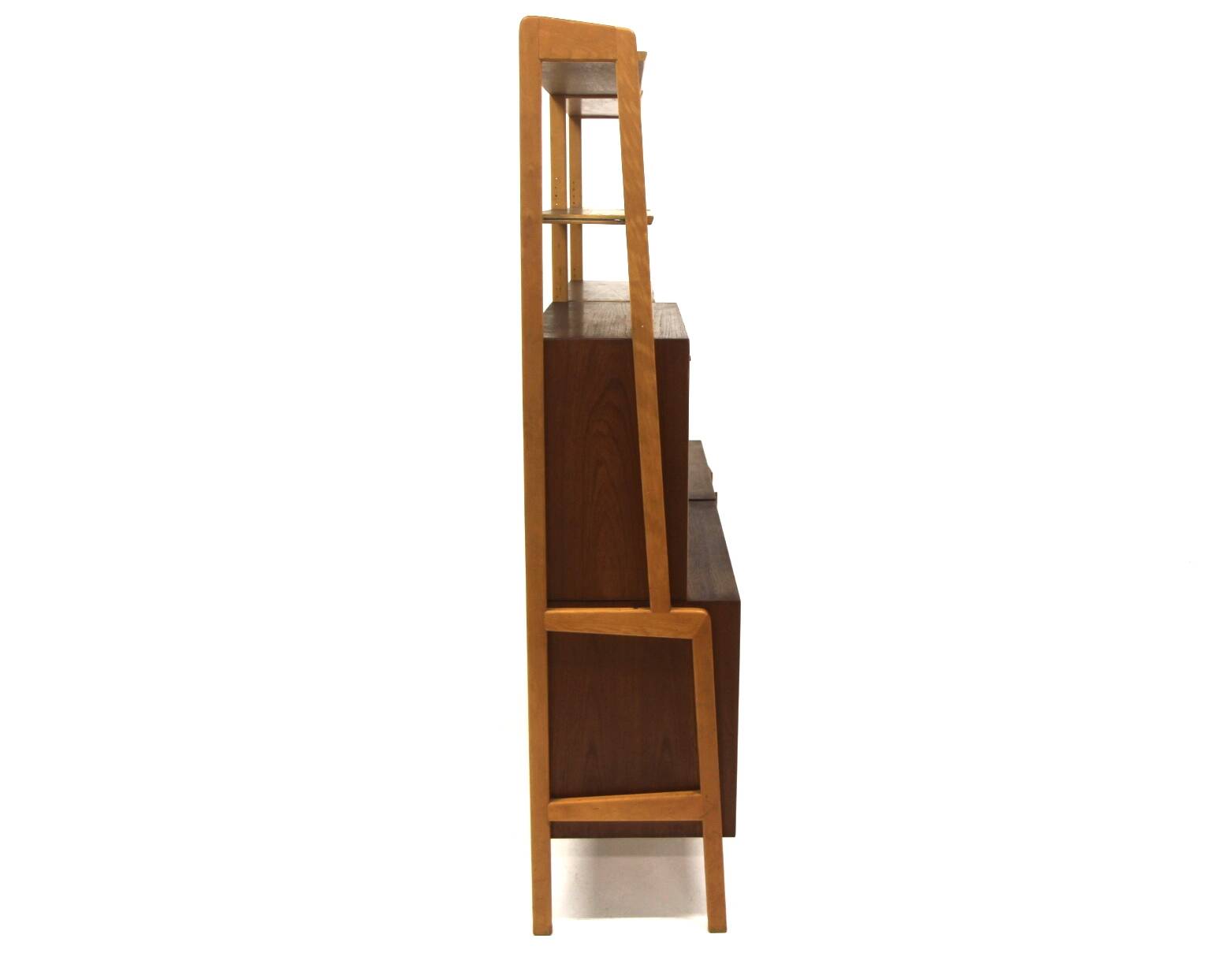 Scandinavian teak secretary, Bräntorps, Sweden, 1960