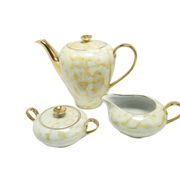 Julita creamer and sugar bowl set, modernism, porcelain, Wawel, Poland, 1970s.