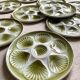 Set of 10 Moulin de Loups oyster plates