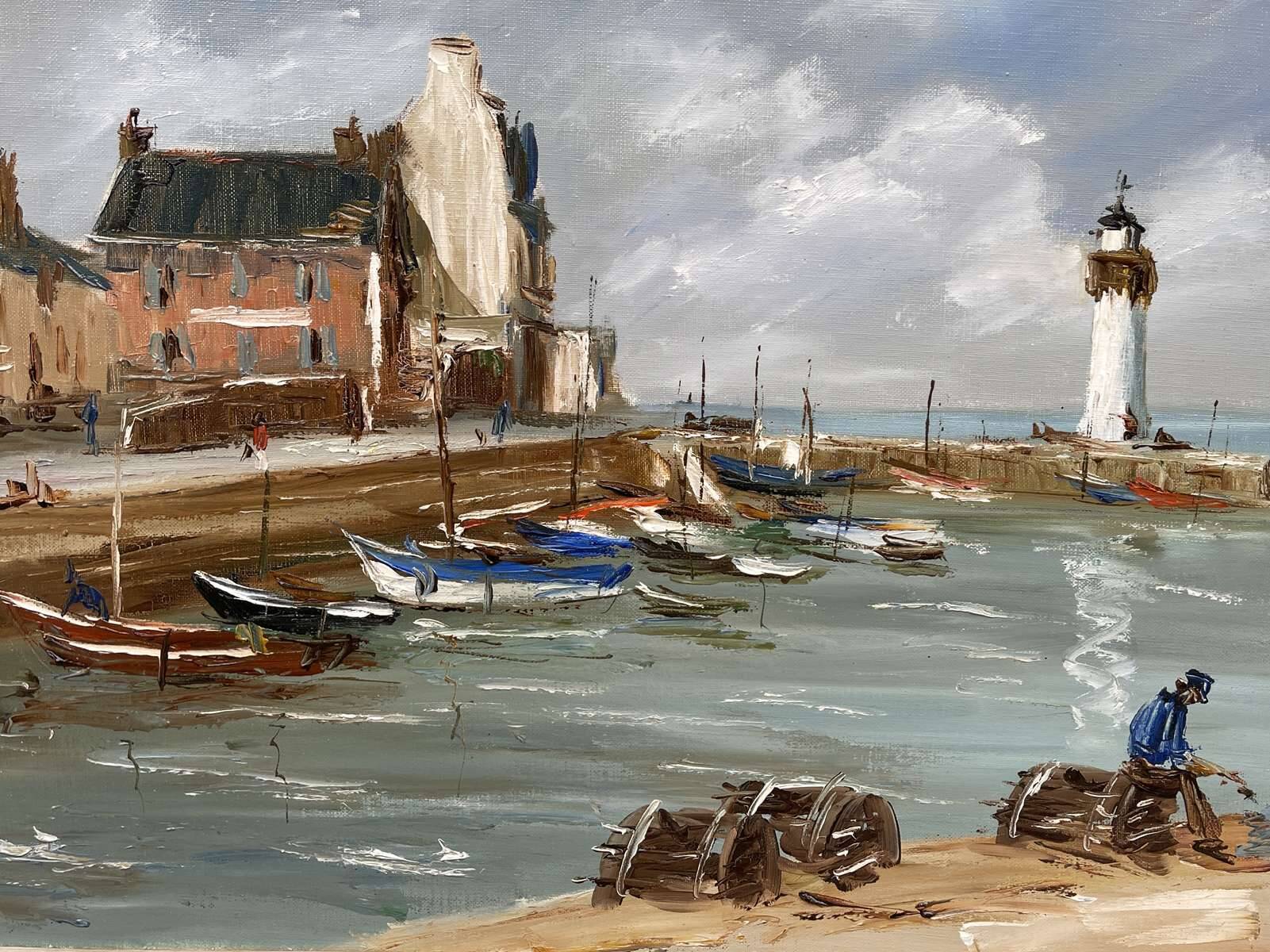 Oil on canvas by Etienne Bellan (1922-2000)