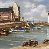 Oil on canvas by Etienne Bellan (1922-2000)