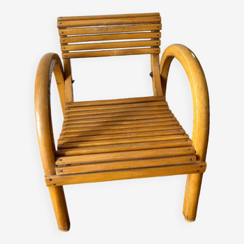 Chaise en bois enfant baumann