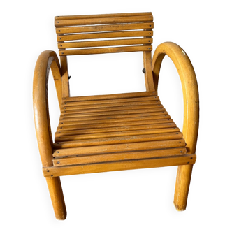 Chaise en bois enfant baumann