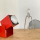 Lamp applique spot cube Lita France design vintage 70s