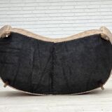 Canapé "Banane" danois 2 places des années 1970, velours d'origine.