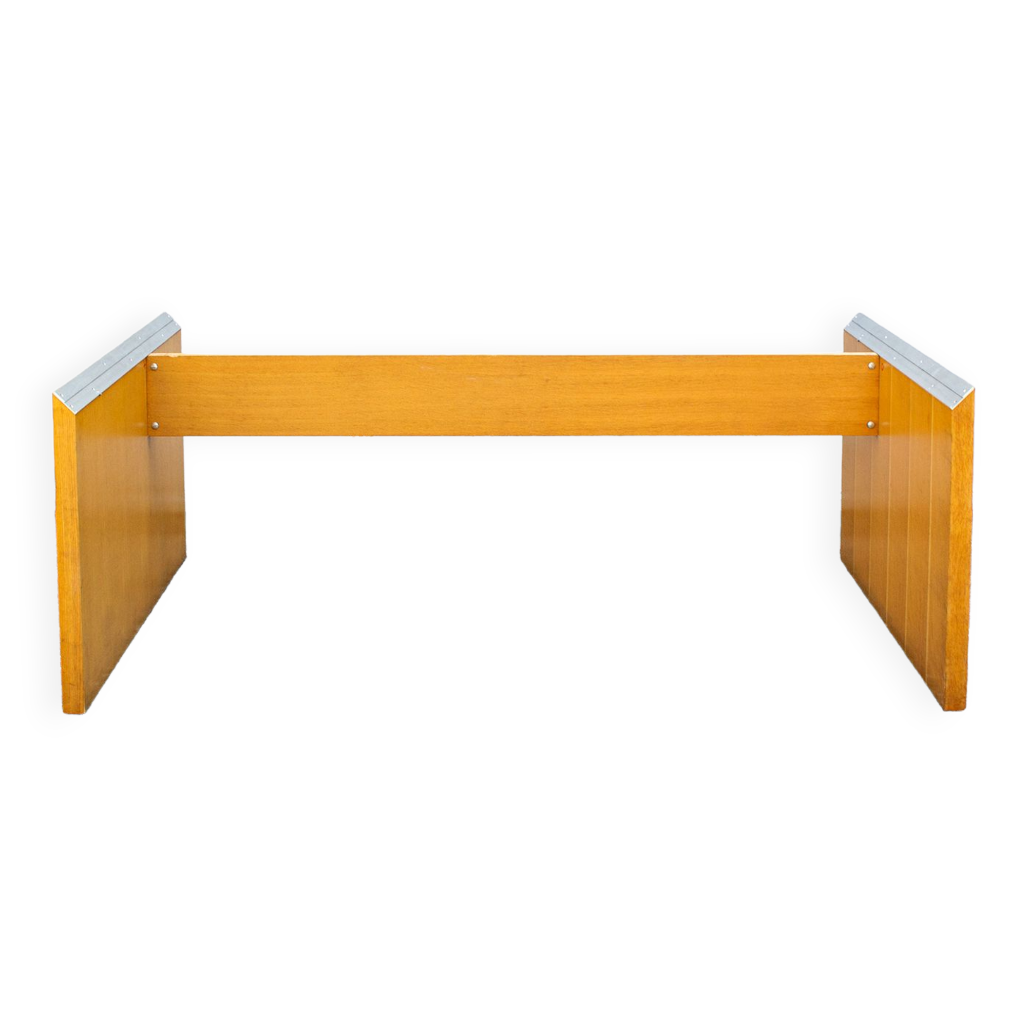 Removable desk in ash and aluminum Italy 60s