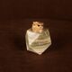 Italian Geometric Green Onyx and Brass Table Lighter, 1970