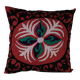 Housse de coussin brodée vintage 51x51 cm