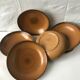 6 vintage sandstone plates