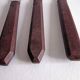 Set of 6 table knives Red Bakelite handle Art Deco period 1930 Stainless steel blade