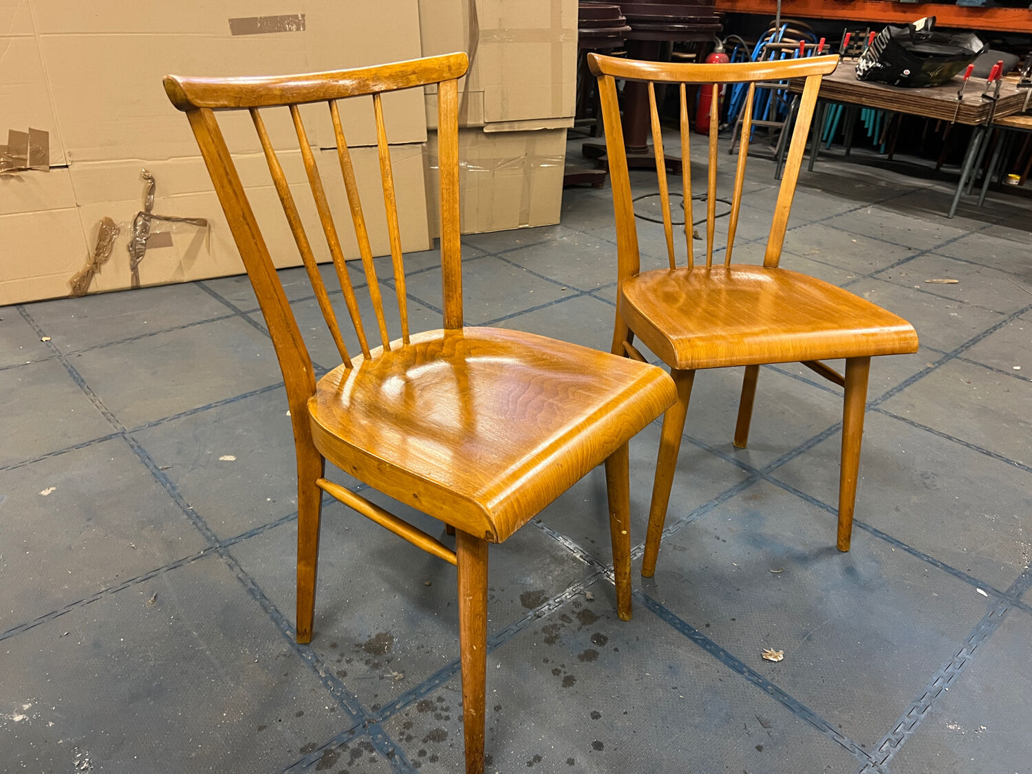 Pair of Scandinavian chairs
