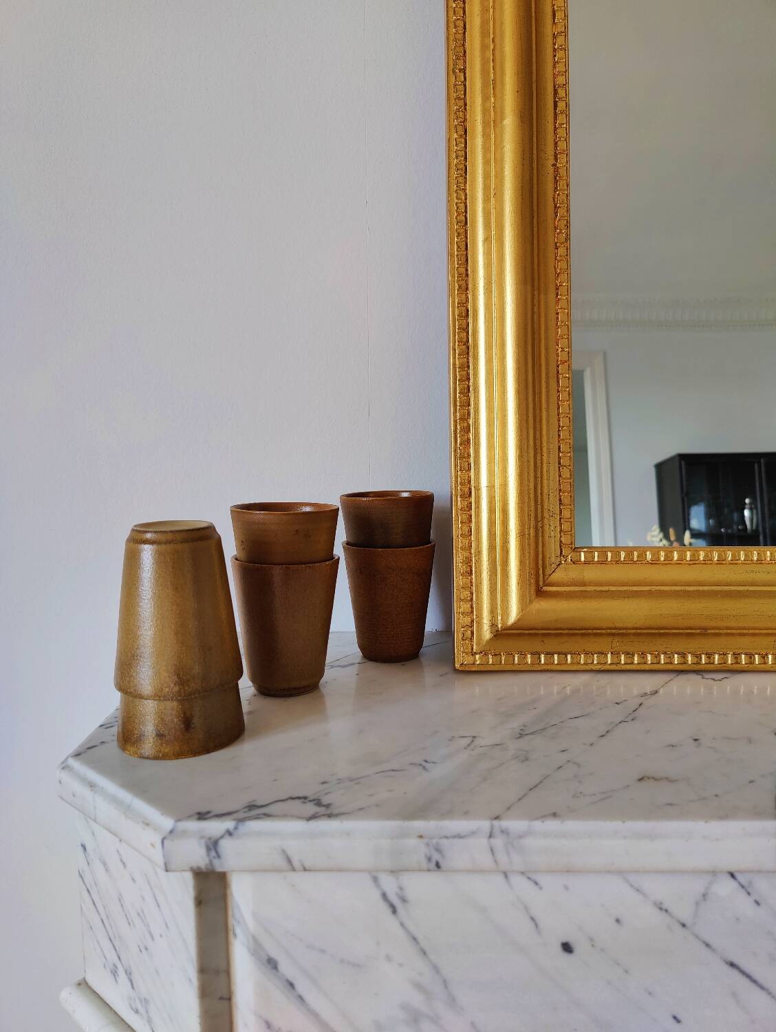 Digoin stoneware cups