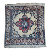 Handmade Persian Nain carpet 103x103cm