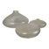Trio of vintage Biot vases in bubbled glass paste