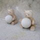 Paire de lampes vintage