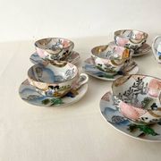 Vintage Japanese porcelain tea set – Asian decor