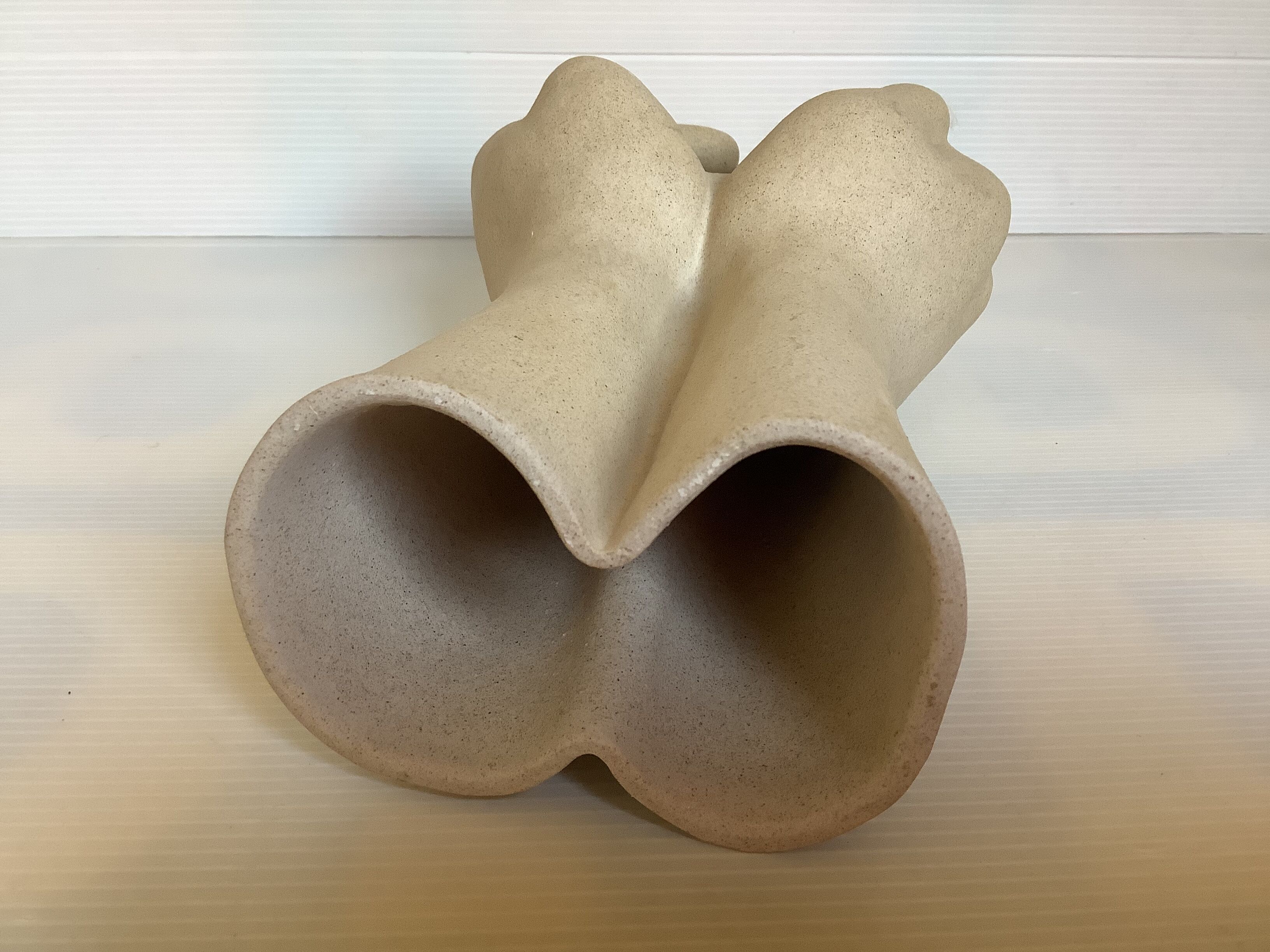 Hand-shaped candle holder