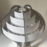 Vintage plastic and Plexiglas lamp from the 70s and 80s