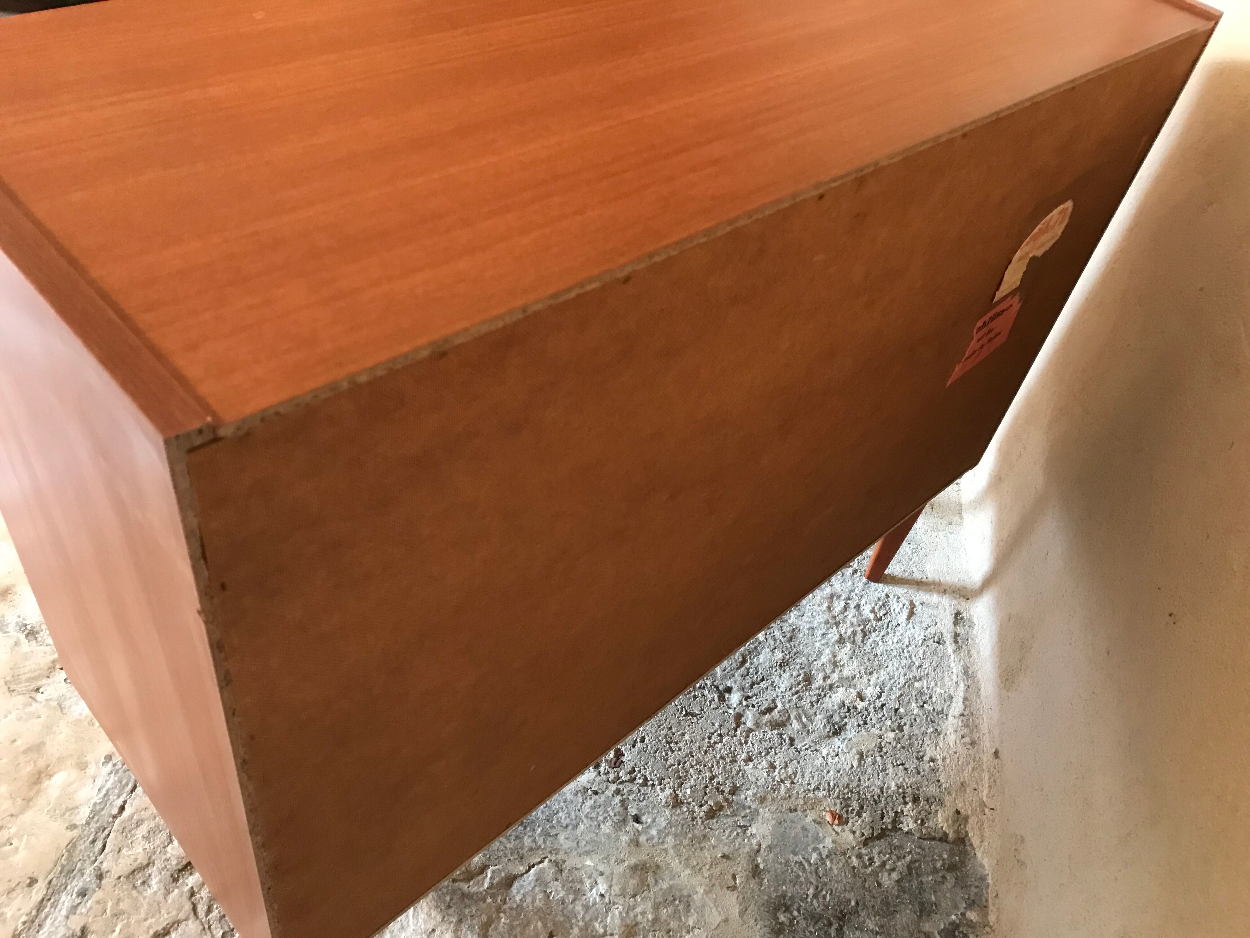 Buffet vintage storage cabinet formica