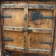Old Indian carved wooden window