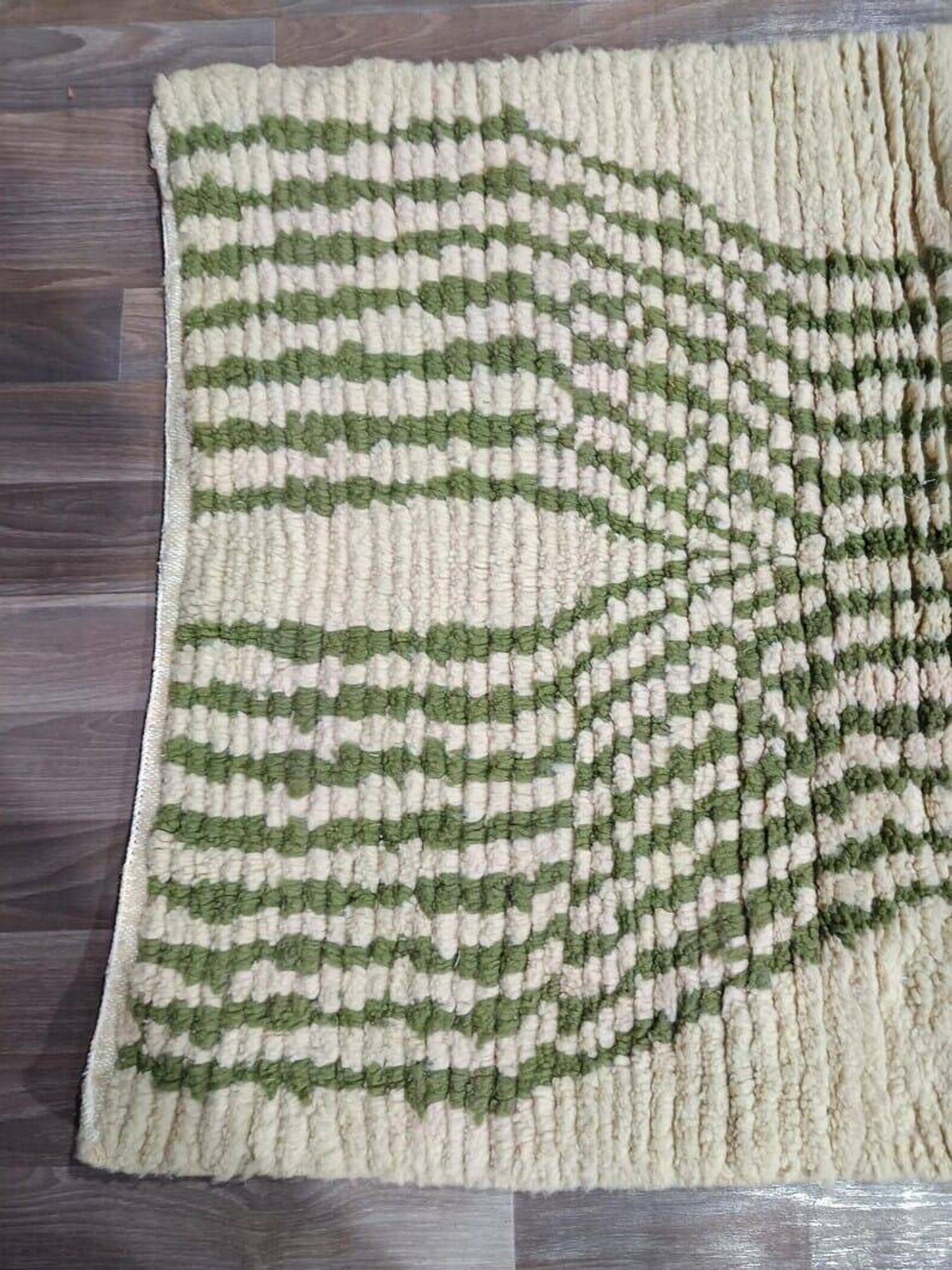 Tapis berbère fait main traditionnelle taille 250 x 250 cm