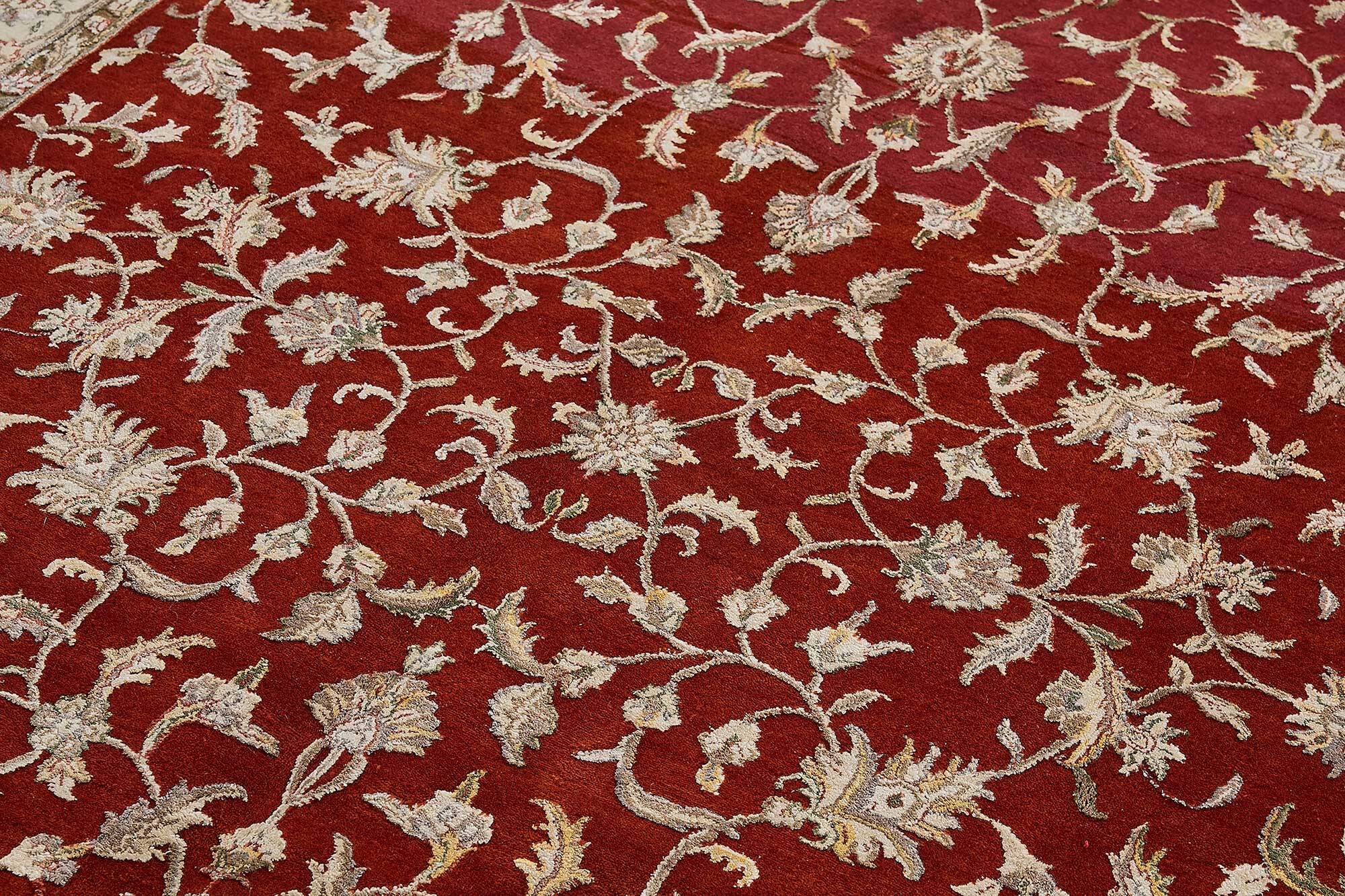 Turkish Handknotted Wool Oushak Rug 196 cm x 288 cm