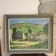 Old table landscape signed Franc Bal (1876-1960)