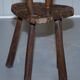 French nursing chair hand-carved in chestnut around 1760