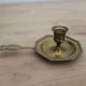 Vintage brass hand candle holder – Pineapple handle rat of the cellar