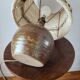 Pyrite stone lamp by Guy Baudat from the 1970s.