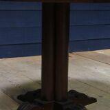 Dining table pedestal table wooden