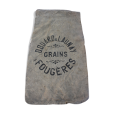 Old burlap sack grain Brittany