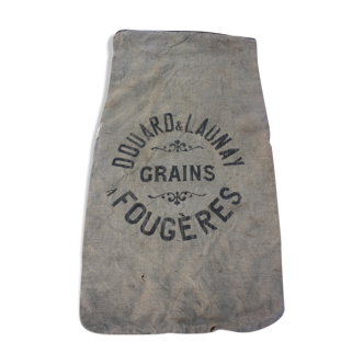 Old burlap sack grain Brittany