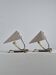 Pair of vintage brass wall or table lamps from the 1950s.