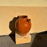 Gargoulette en terre cuite vernissée artisanat ancien ardéchois 1800