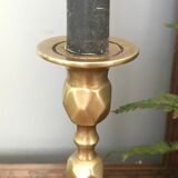 Pair of brass candlesticks