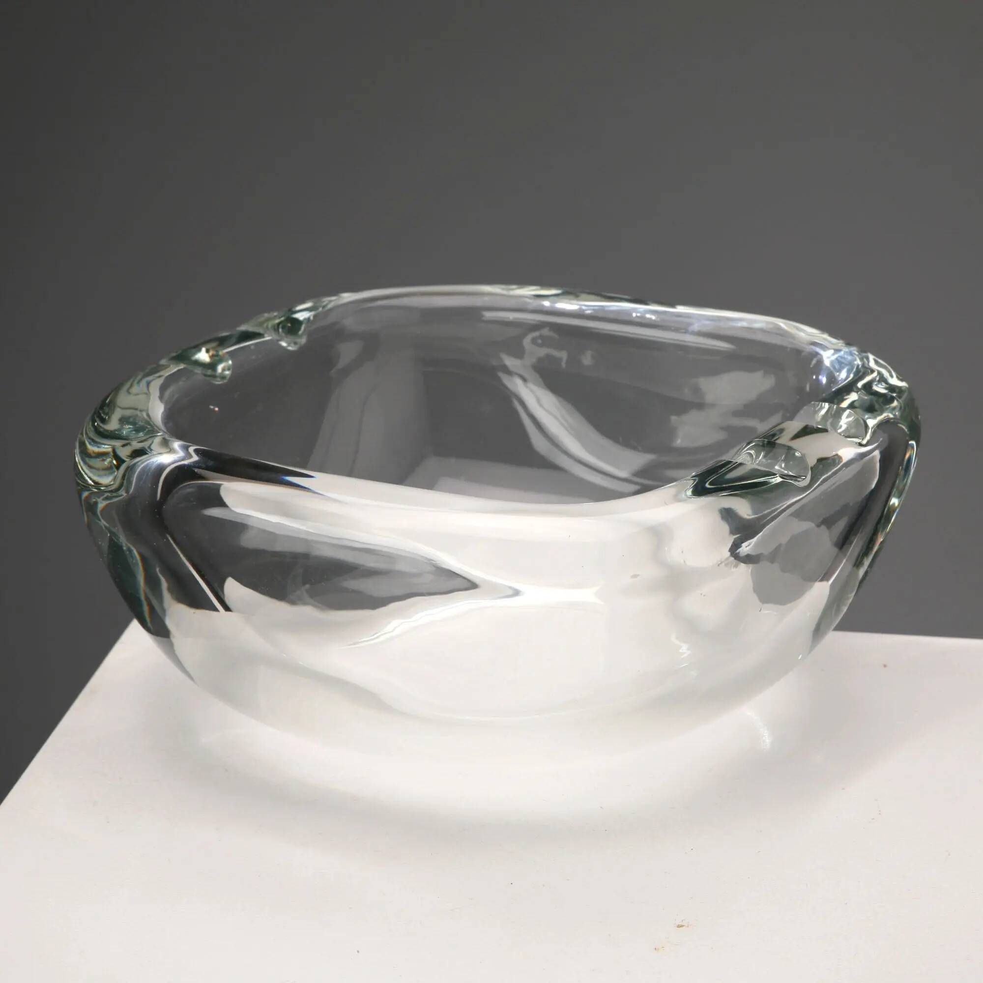 Vintage glass ashtray Barbini, 1980s-1990s