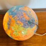 Globe world map of the 60s
